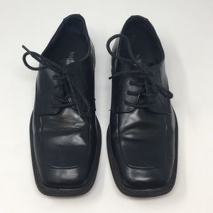 Borelli Boys Dalton Black Dress Shoes